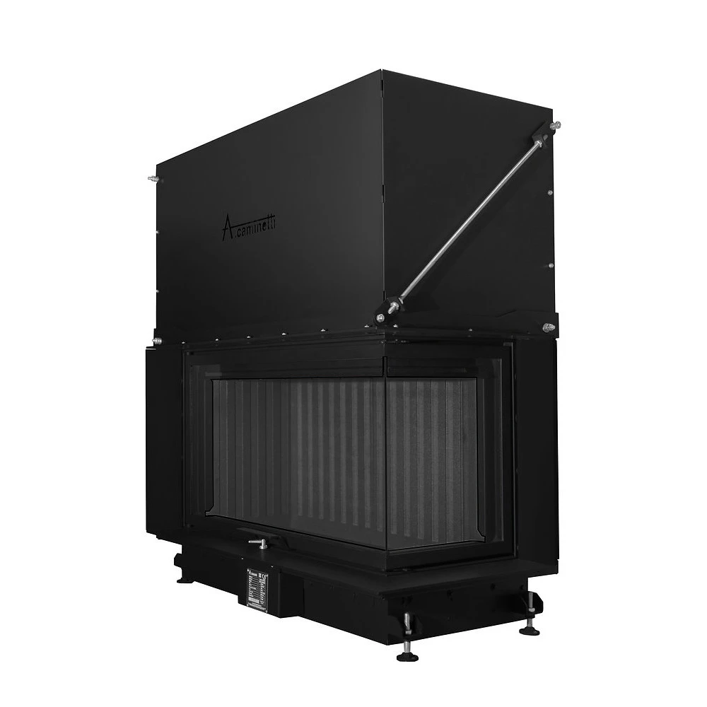 Kamin na drva A.caminetti QUATTRO 100 R – Sa sistemom podizanja stakla