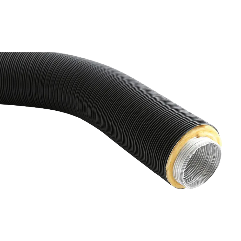 Darco Fleksibilna cev s izolacijom izrađena je od aluminijuma. Unutrašnja toplotna izolacija je od mineralne vune i štiti cev od uticaja toplote i sprečava kondenzaciju.