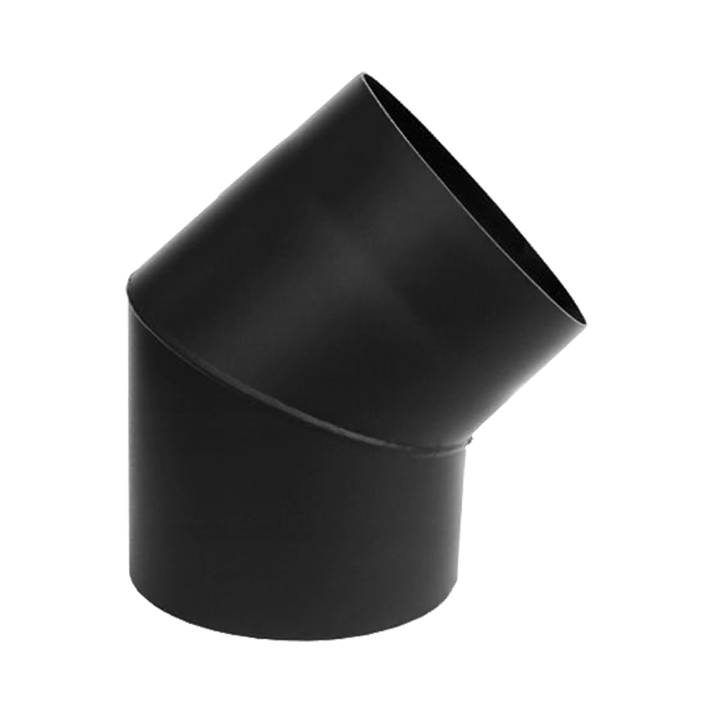 Koleno je spolja obloženo visokokvalitetnom bojom otpornom na toplotu Senotherm, za produženi vek trajanja i lako održavanje.