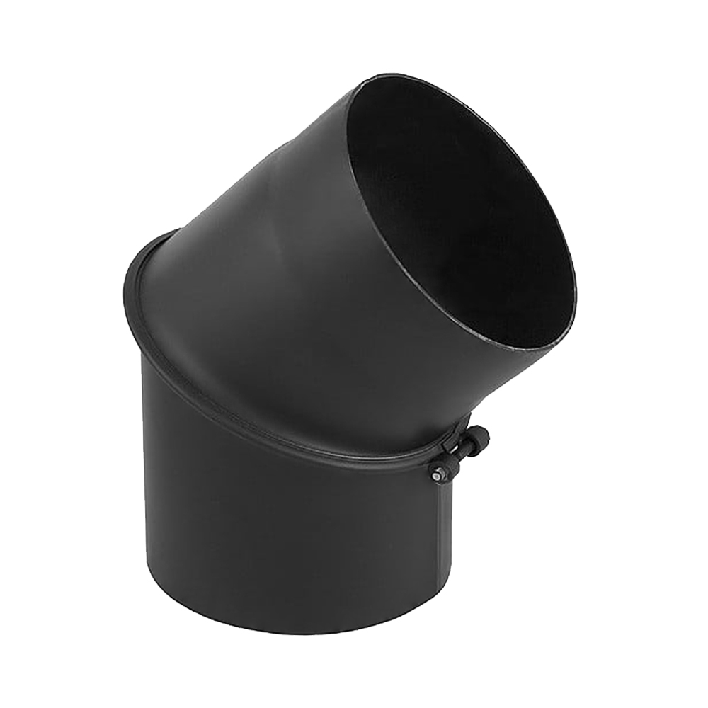 Podesivo koleno služi kao priključak za izduvne gasove iz kamina i uređaja za grejanje na čvrsto gorivo, koji rade bez kondenzacije.