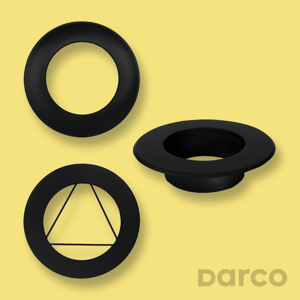 Rozetne za dimovodne cevi - čelik 2 mm DC01