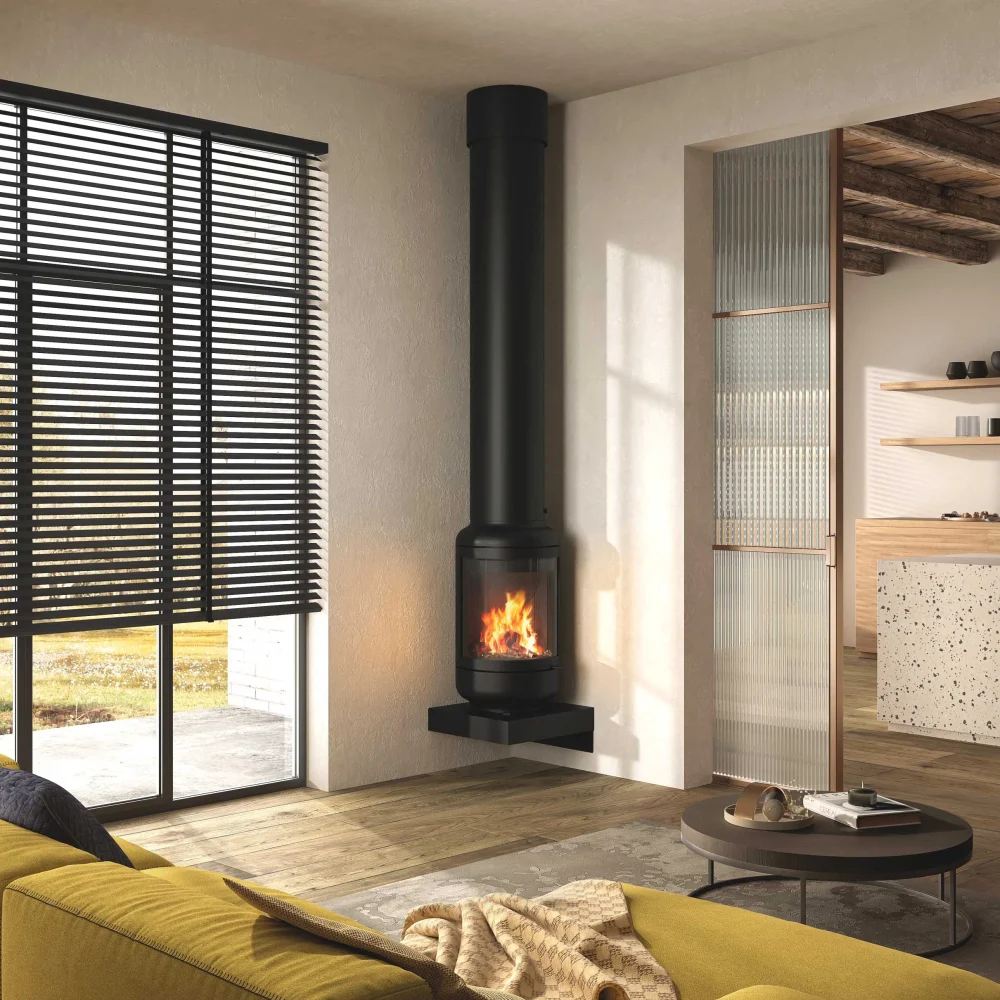 Viseći kamin na drva Vesta Frontal - Rocal