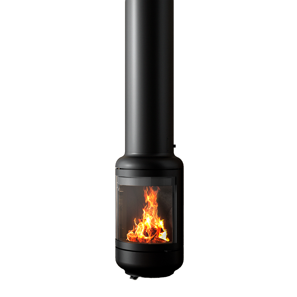 Viseći kamin na drva Vesta Frontal - Rocal - Slika 5